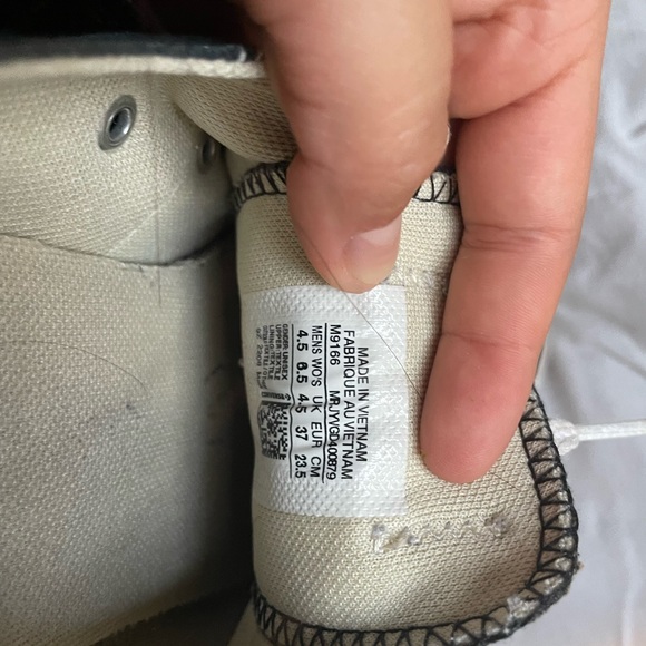 Converse Black and White Sneakers - Picture 2 of 3